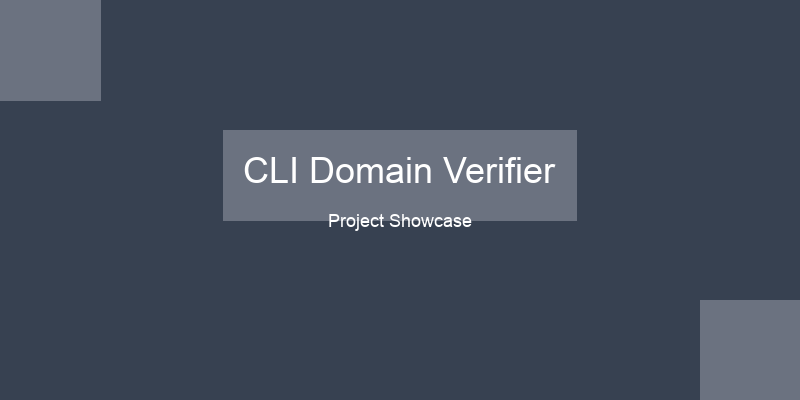 CLI Domain Verifier